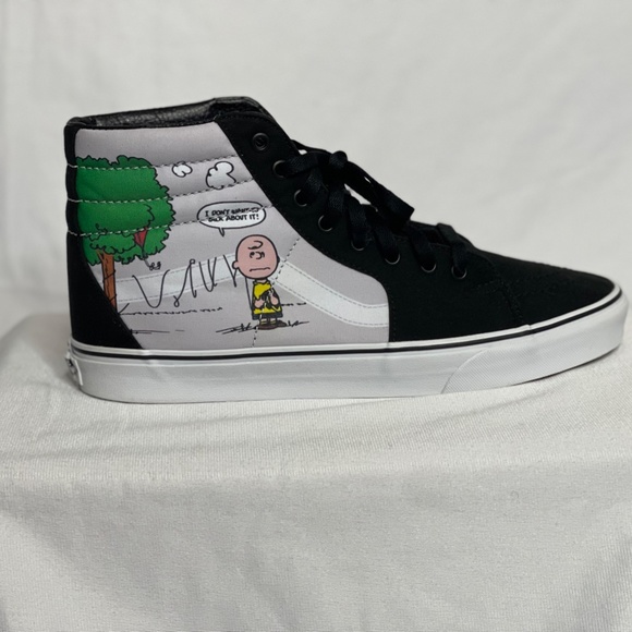 ORIGINAL RELEASE!!!!!! SIZE 11 - VANS PEANUTS x SK8 HI CHARLIE KITE RARE FIND!!! - Picture 7 of 15